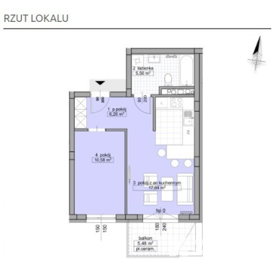 Mieszkanie o pow. 40,04 m2 | Gotowe na lipiec 2025