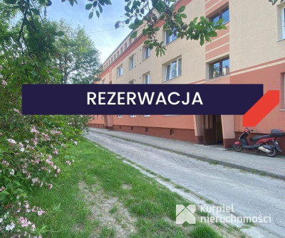 Dwupokojowe mieszkanie w bloku z cegły balkon