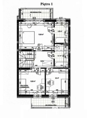 Dom w zabudowie szeregowej| 107,46 m2| Środkowy|