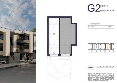 Trzypokojowe 55,26 m2 | Garaż Balkon Taras Ogród