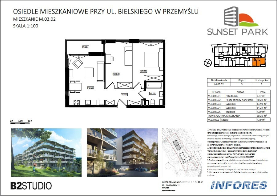 Mieszkanie na osiedlu sunset park A 03.02