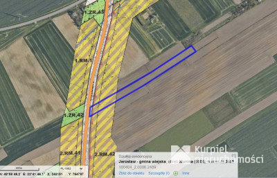 Działka w Muninie przy ul. Morawskiej 59 arów