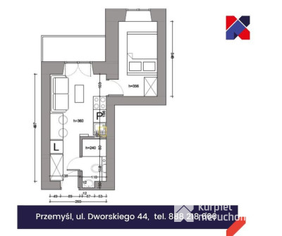 Kawalerka w centrum miasta gotowa do zamieszkania