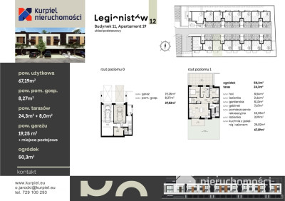 Nowoczesny apartament z ogródkiem