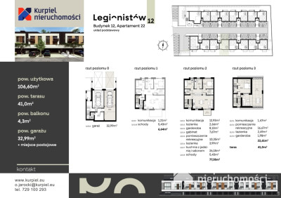 Nowoczesny apartament z tarasem