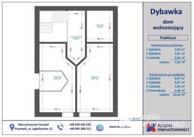 Mały domek na widokowej działce - Dybawka