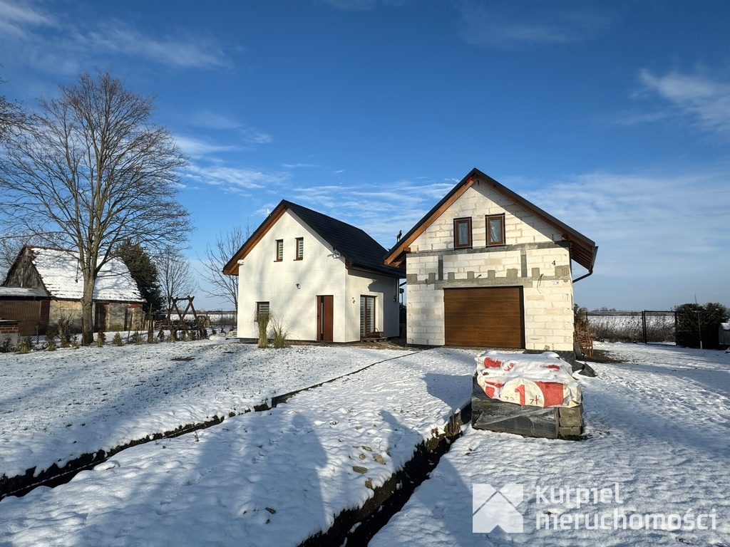 Niewielki nowy dom z garażem Sośnica Brzeg